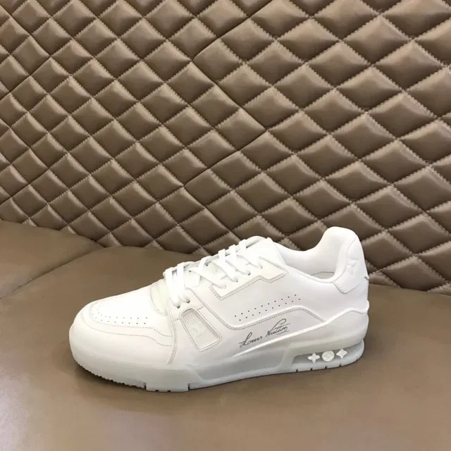 Louis Vuitton LV Trainer Sneakers Lifestyle Blanc Transparent Semelle Translucide Low-Top 6