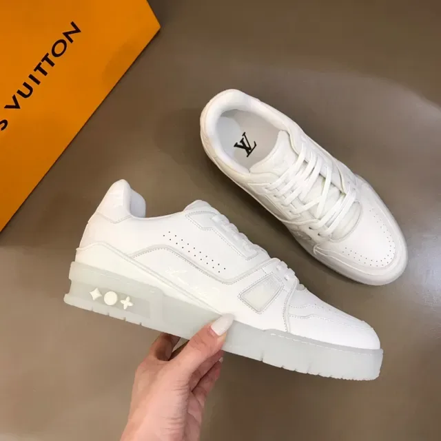 Louis Vuitton LV Trainer Sneakers Lifestyle Blanc Transparent Semelle Translucide Low-Top 7