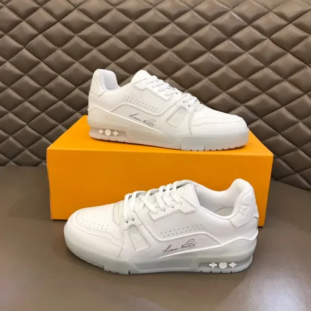 Louis Vuitton LV Trainer Sneakers Lifestyle Blanc Transparent Semelle Translucide Low-Top 8