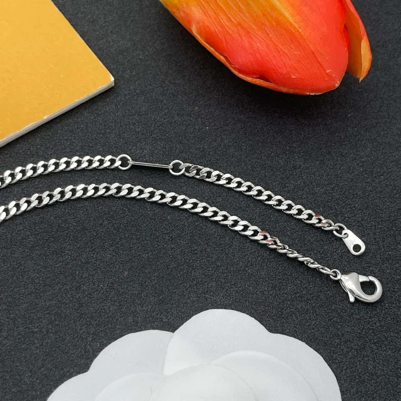 Louis Vuitton Monogram Bag Pendant Two-Tone Necklace 6