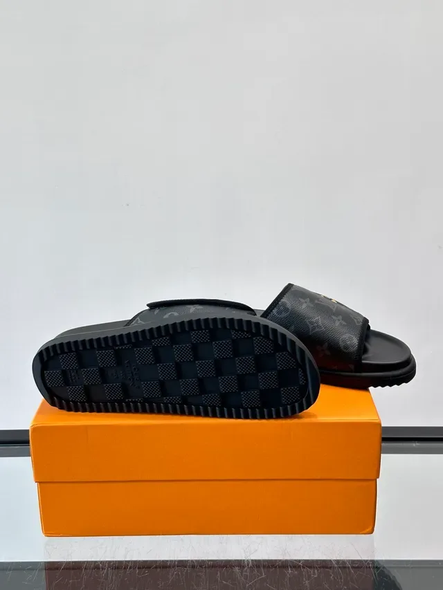 Louis Vuitton Monogram Canvas Slide Slippers 2