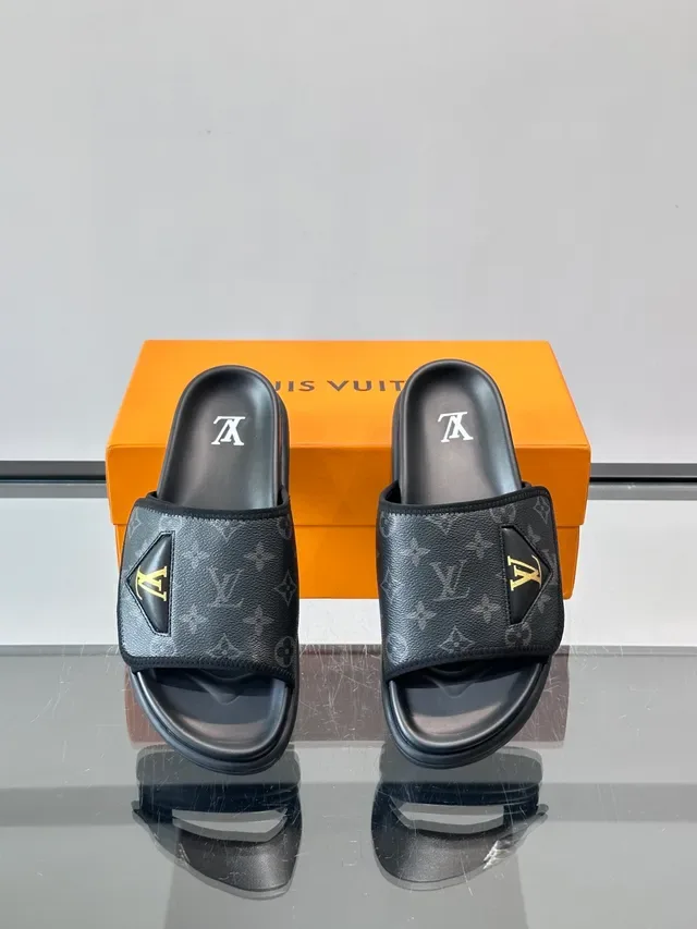 Louis Vuitton Monogram Canvas Slide Slippers 5