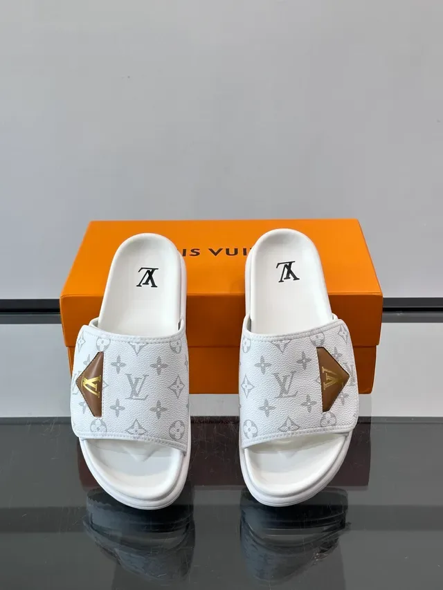 Louis Vuitton Monogram Canvas Slide Slippers 6