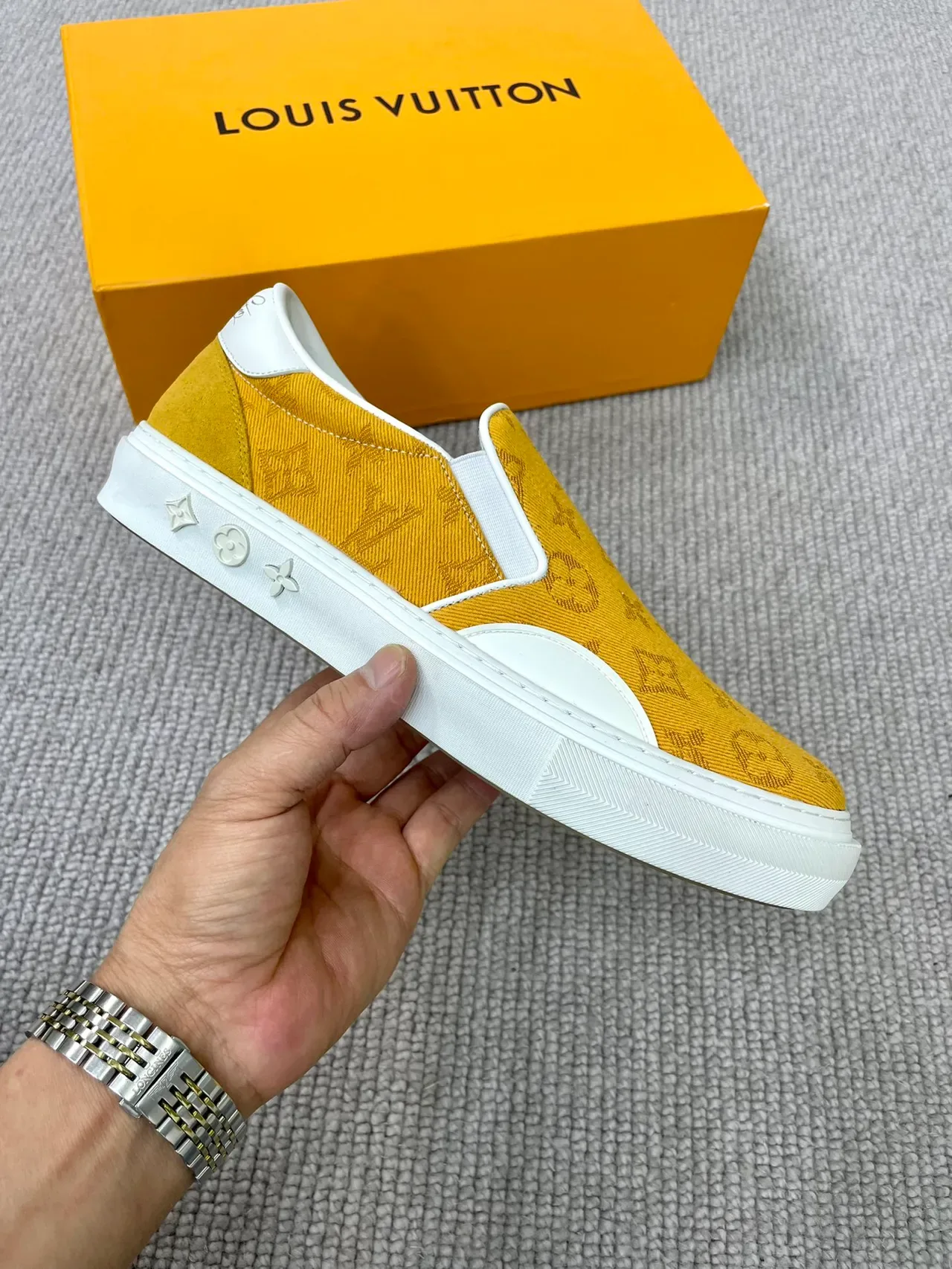 Louis Vuitton Monogram Canvas Slip-On Sneaker 4