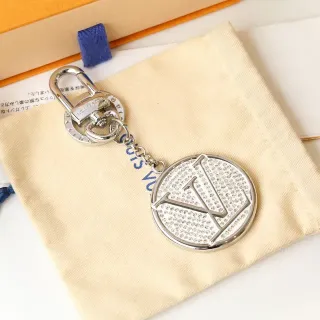 Louis Vuitton Monogram كريستال دائري مفتاح سلسلة سوار