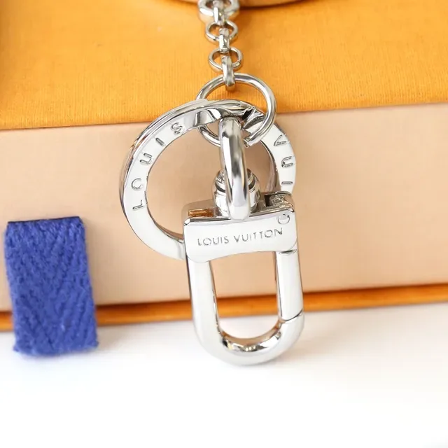 Louis Vuitton Monogram Crystal Circle Keychain Bracelet 2