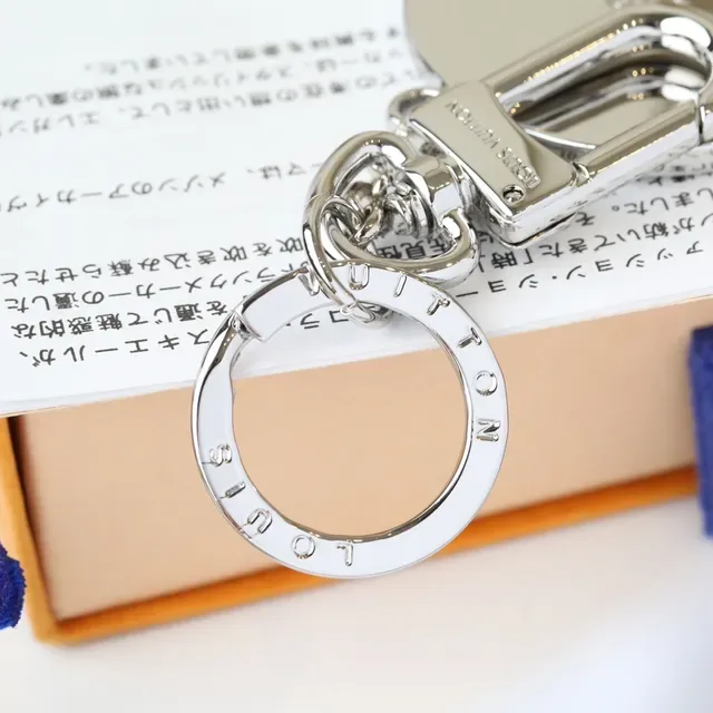 Louis Vuitton Monogram Crystal Circle Keychain Bracelet 5