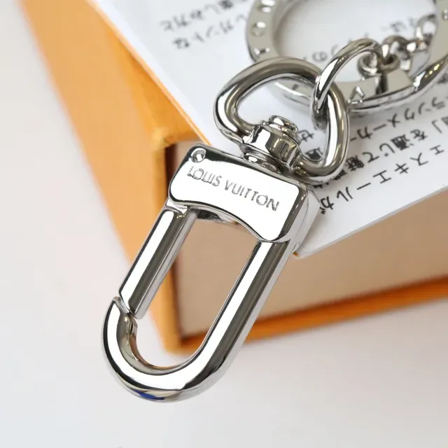 Louis Vuitton Monogram Crystal Circle Keychain Bracelet 8