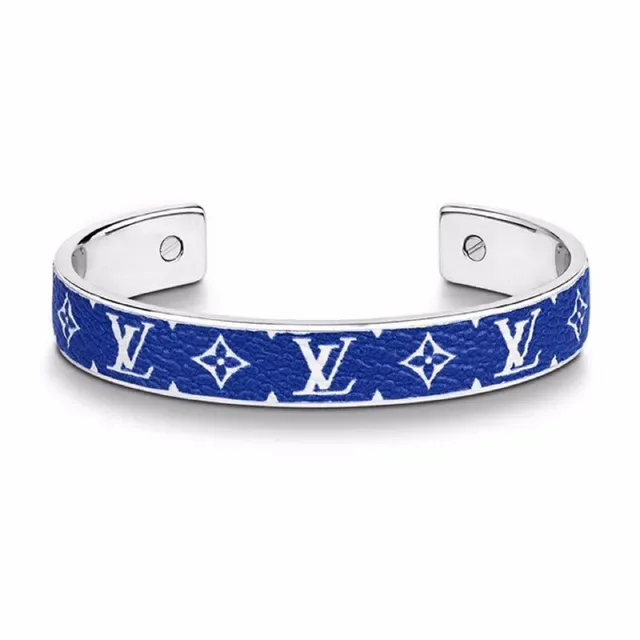 Louis Vuitton Monogram Cuff Brown and Gold Bracelet 2