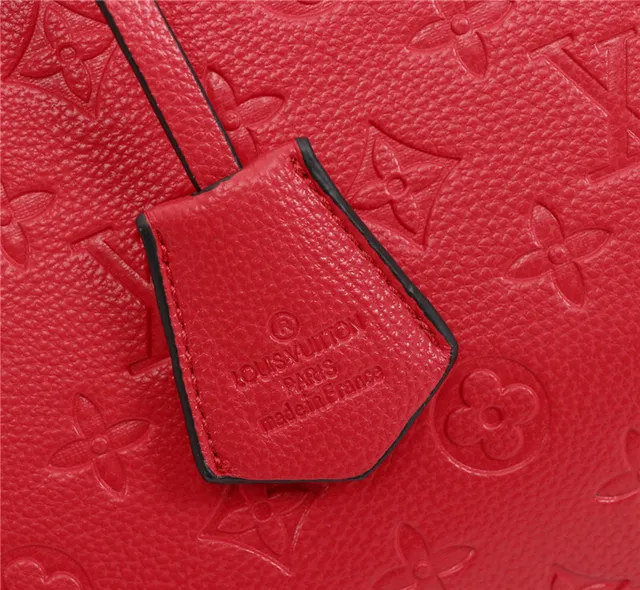 Louis Vuitton Monogramme Embossé Sac Tote Rose 21