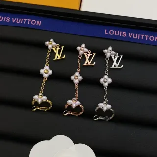 Louis Vuitton Monogram Flower Floral Quatrefoil Drop Earrings