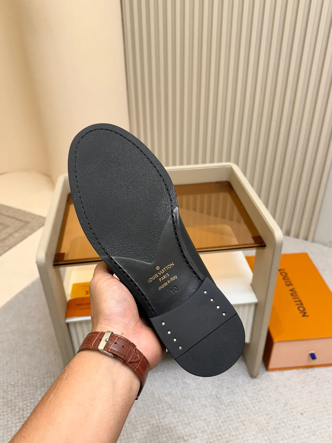 Louis Vuitton Monogram Loafer Black Leather Loafers 2