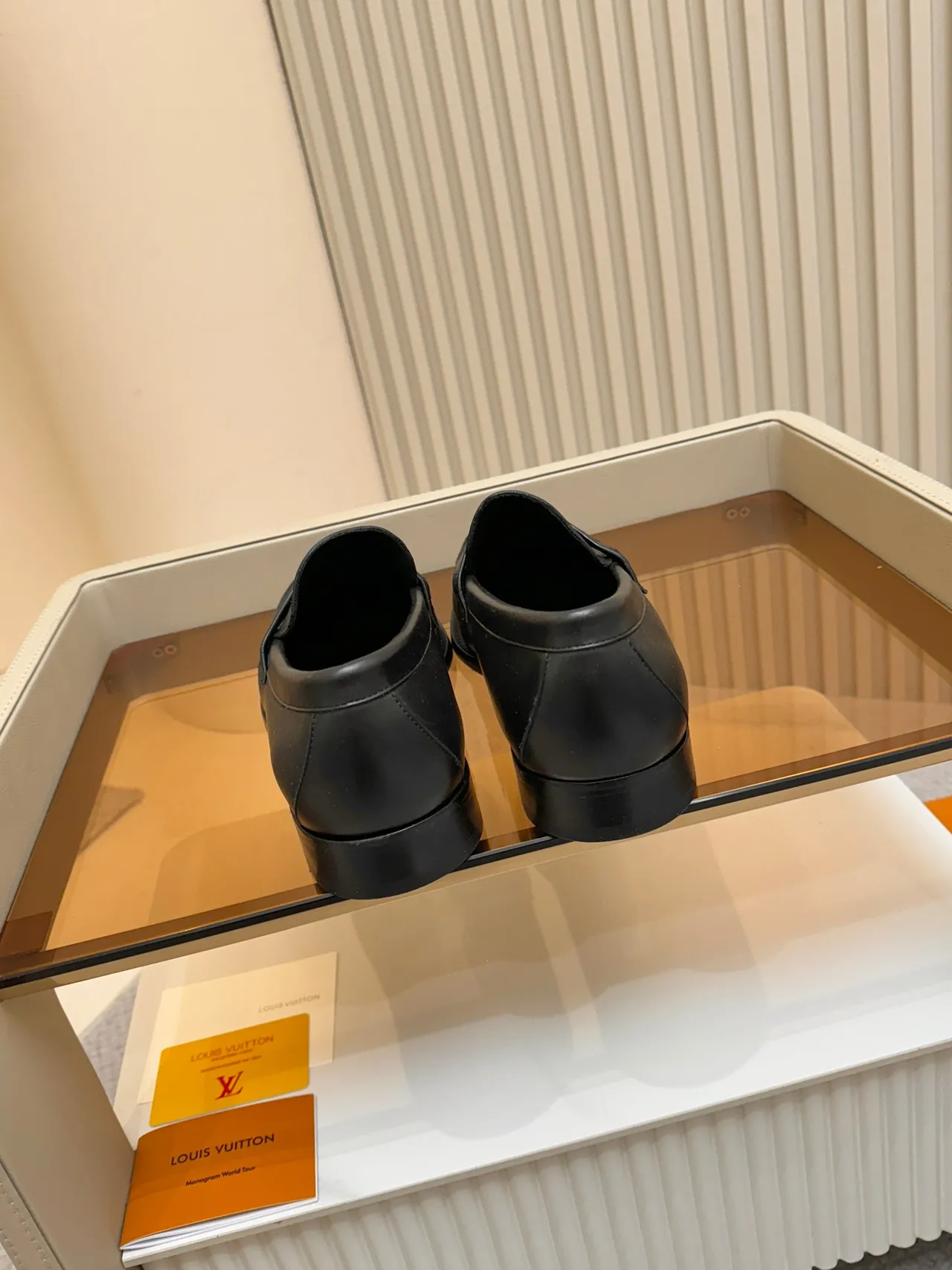 Louis Vuitton Monogram Loafer Black Leather Loafers 3