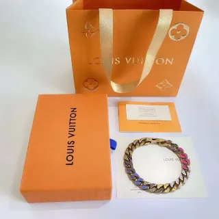 Louis Vuitton Monogram World Tour Multicolor سوار سلسلة مينا