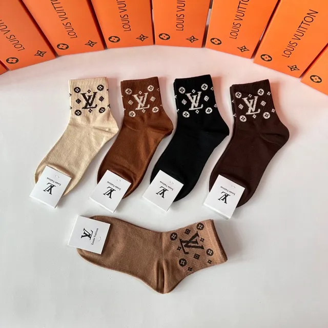 Louis Vuitton Chaussettes de cheville monogrammées 3