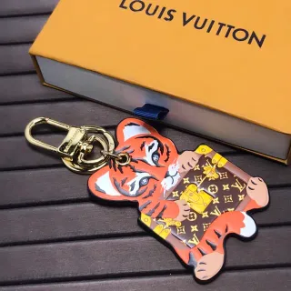 Louis Vuitton Orange Brown Tiger-Shaped Monogram-Printed Phone Case