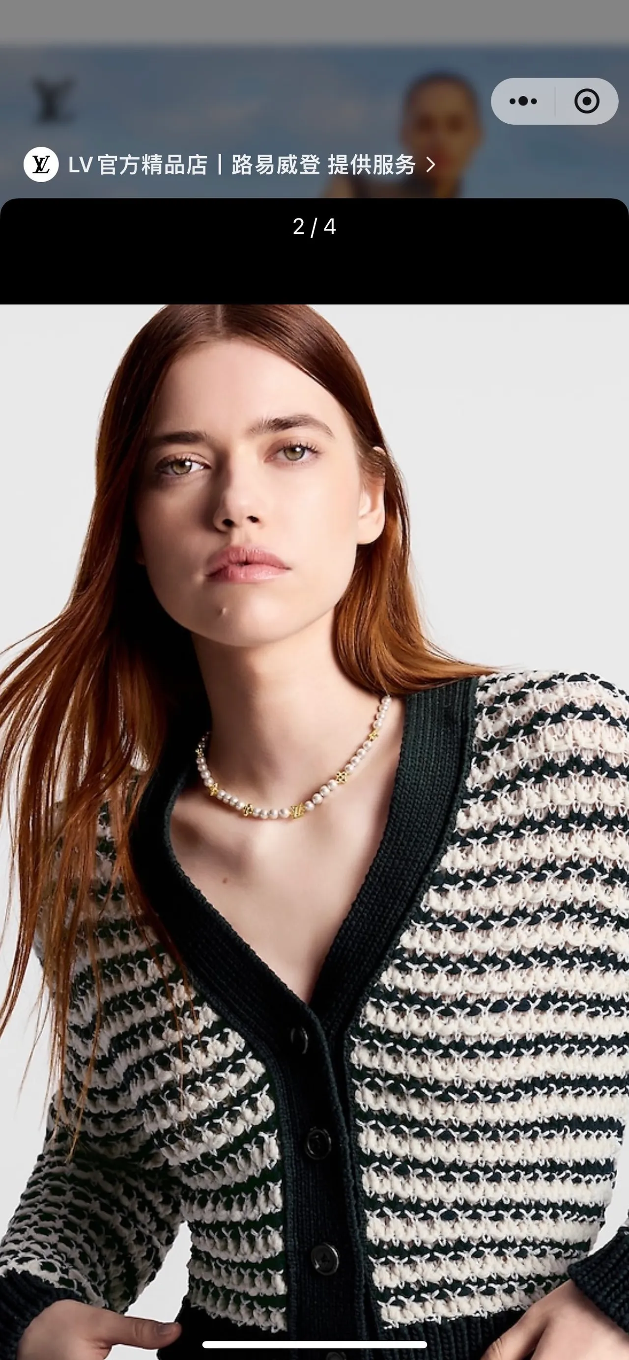 Louis Vuitton Pearl and Gold-Tone Floral Monogram Necklace 12