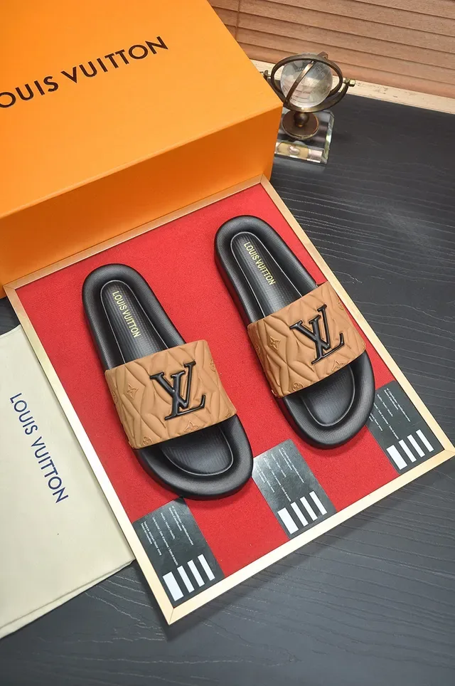 Louis Vuitton Quilted Strap Slide Slipper 3