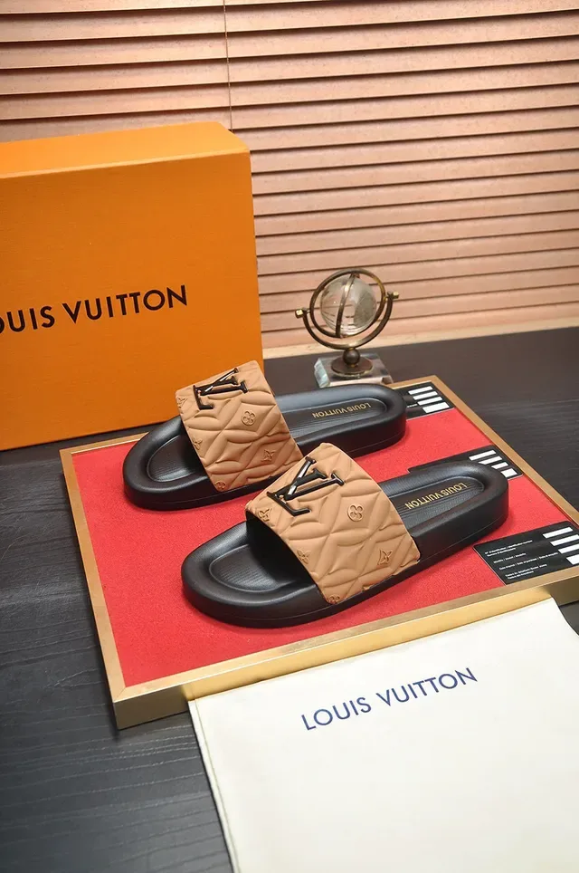 Louis Vuitton Quilted Strap Slide Slipper 4