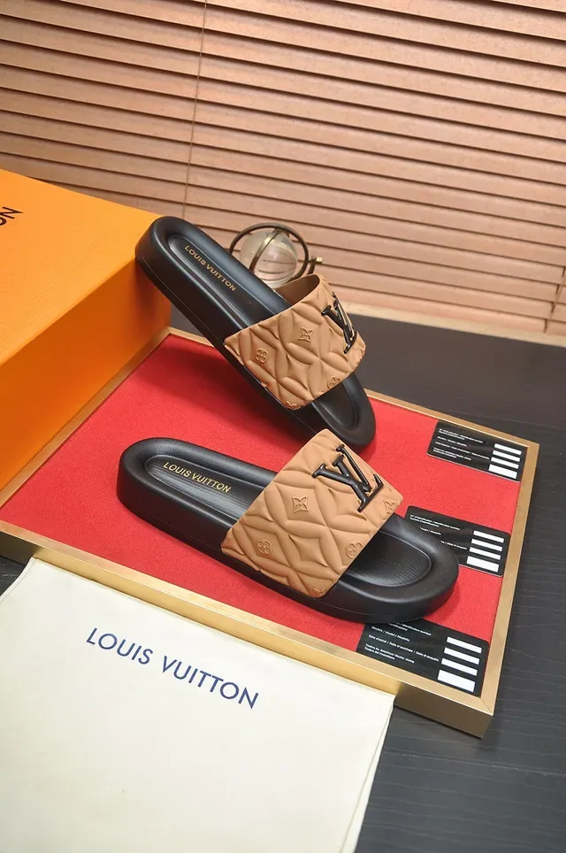Louis Vuitton Quilted Strap Slide Slipper 6