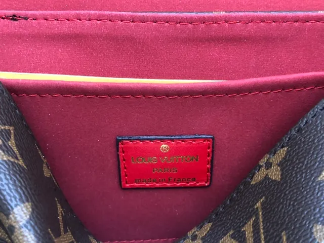 Louis Vuitton Red Brown Structured Top-Handle Monogram Canvas Tote Bag 9