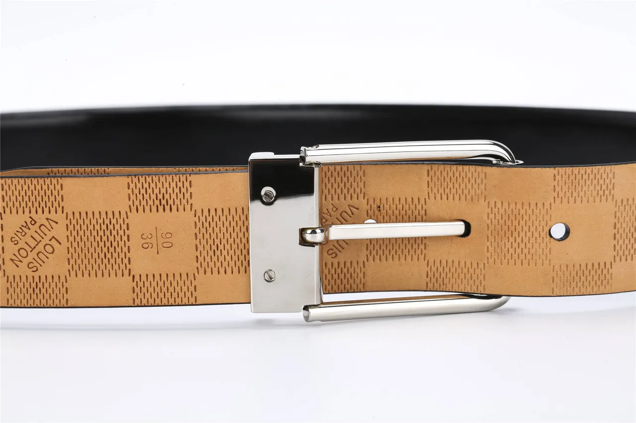 Louis Vuitton Reversible Buckle Black Leather Belt 6