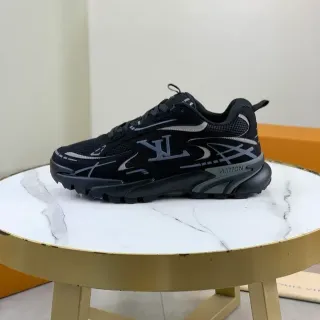 Louis Vuitton Run Away Black and Gray Lifestyle Sneakers