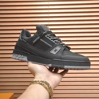Louis Vuitton Run Away Black and Gray Lifestyle Sneakers