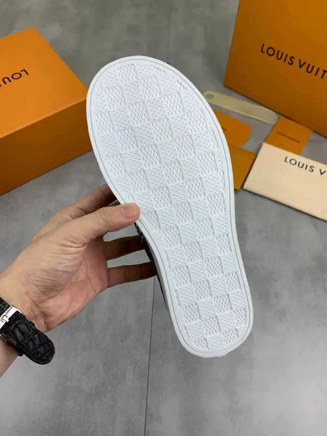 Louis Vuitton Run Away Monogram Canvas Slip-On Lifestyle Sneakers 2