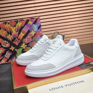 Louis Vuitton Run Away Zapatillas Lifestyle Blancas y Grises