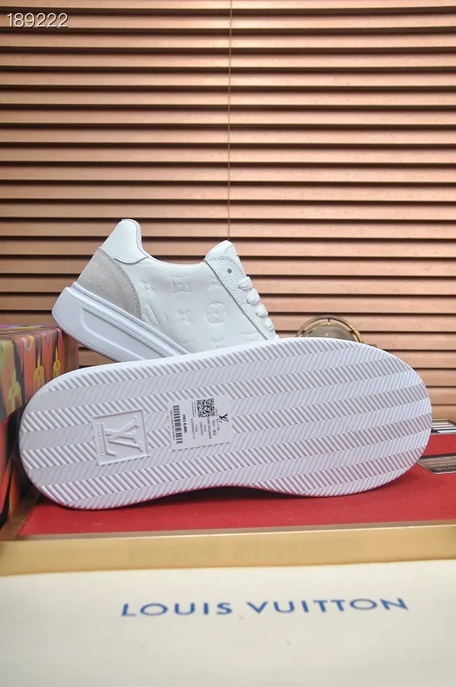 Louis Vuitton Run Away White and Gray Lifestyle Sneakers 2