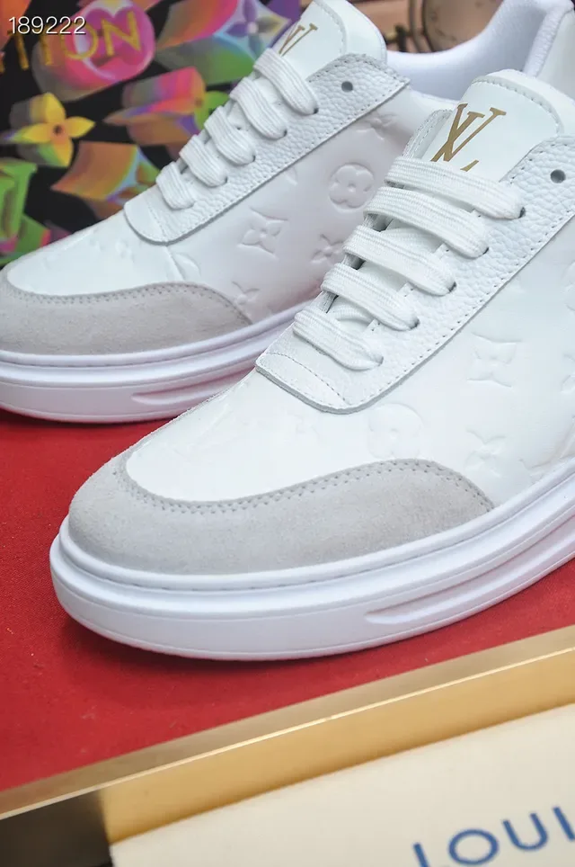 Louis Vuitton Run Away White and Gray Lifestyle Sneakers 3
