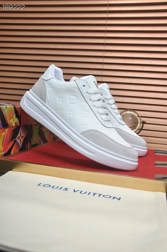 Louis Vuitton Run Away White and Gray Lifestyle Sneakers 6
