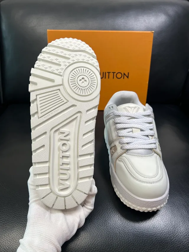 Louis Vuitton Run Away White Beige Chunky Sneakers 2