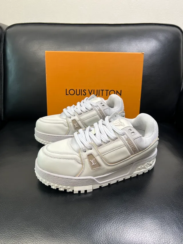 Louis Vuitton Run Away White Beige Chunky Sneakers 5