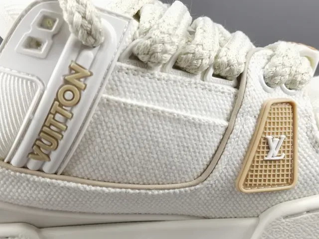 Louis Vuitton Run Away White Beige Monogram Lifestyle Sneakers 5