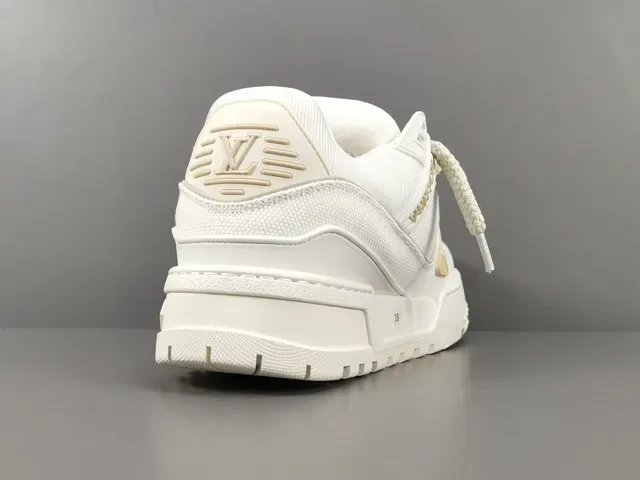 Louis Vuitton Run Away White Beige Monogram Lifestyle Sneakers 14