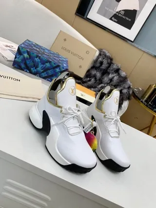Louis Vuitton Run Away White Monogram Chunky Sneakers 2