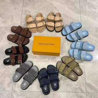 Sandales Louis Vuitton Monogram Double Sangle Casual