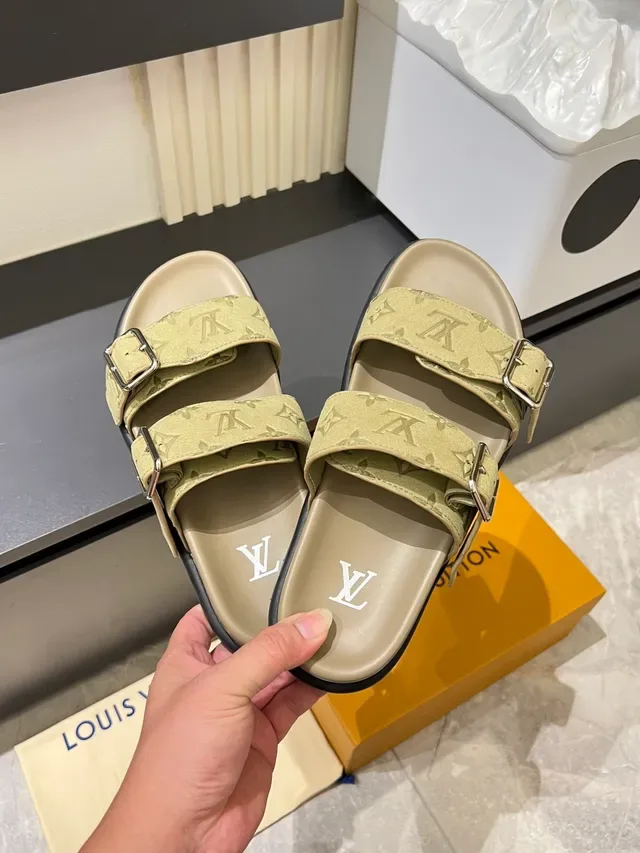 Sandales Louis Vuitton Monogram Double Sangle Casual 3