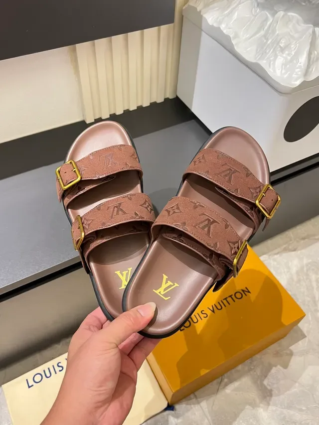 Sandales Louis Vuitton Monogram Double Sangle Casual 5