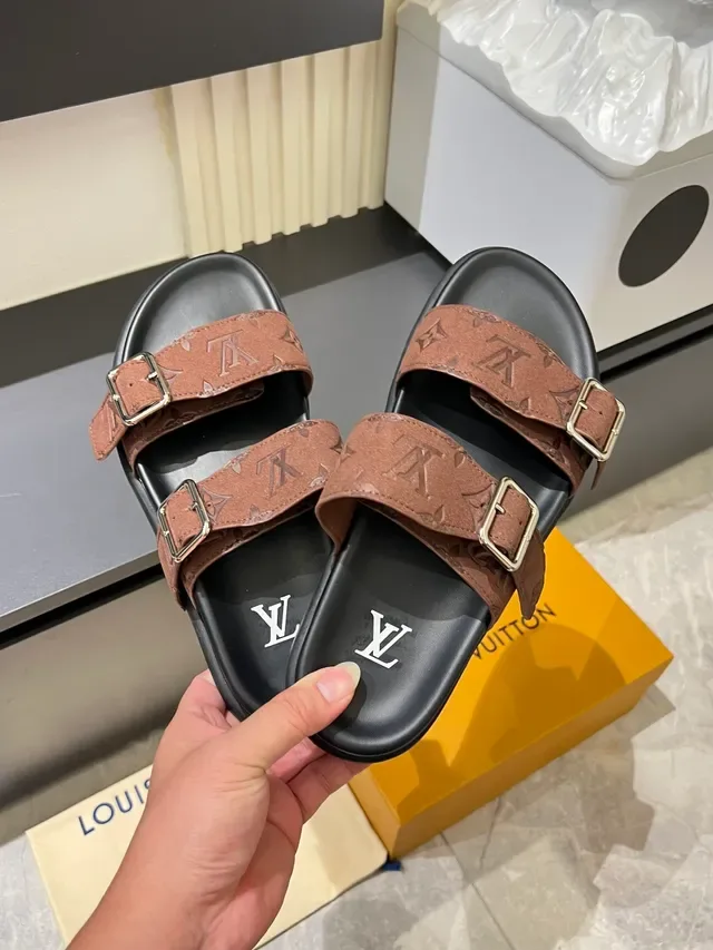 Sandales Louis Vuitton Monogram Double Sangle Casual 7