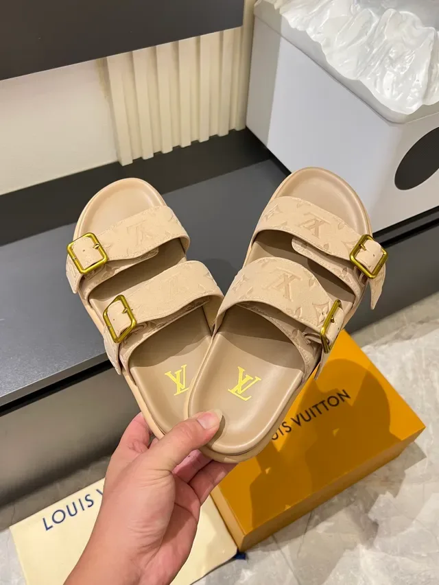 Sandales Louis Vuitton Monogram Double Sangle Casual 8