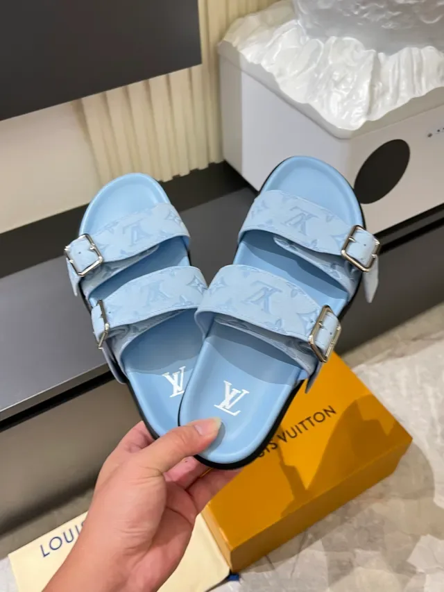 Sandales Louis Vuitton Monogram Double Sangle Casual 9