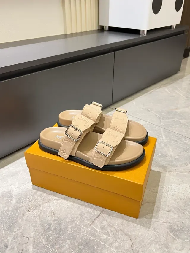 Sandales Louis Vuitton Monogram Double Sangle Casual 19