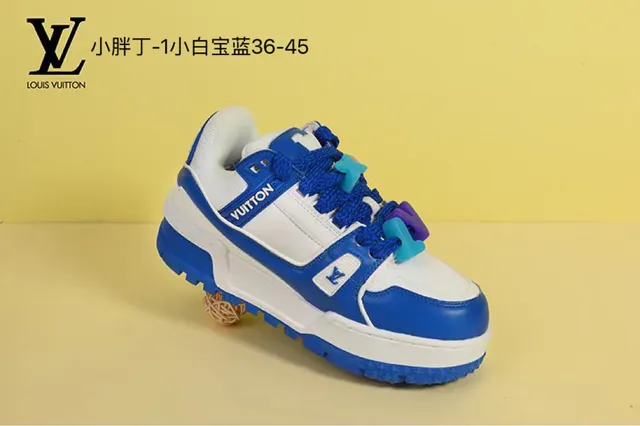Louis Vuitton White Gold Platform Sole Layered Leather/synthetic Upper Chunky Sneakers 6