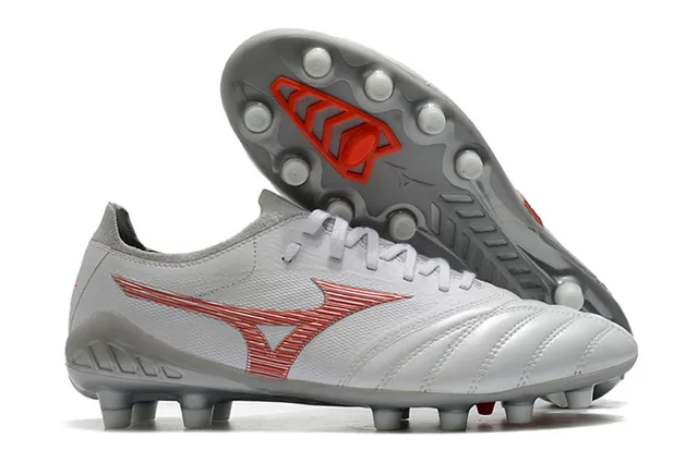 Mizuno Morelia Neo Wolf Graphic White Gold Firm-Ground Sapatos de futebol 2