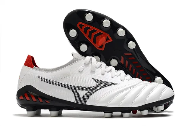 Mizuno Morelia Neo Wolf Graphic White Gold Firm-Ground Sapatos de futebol 3
