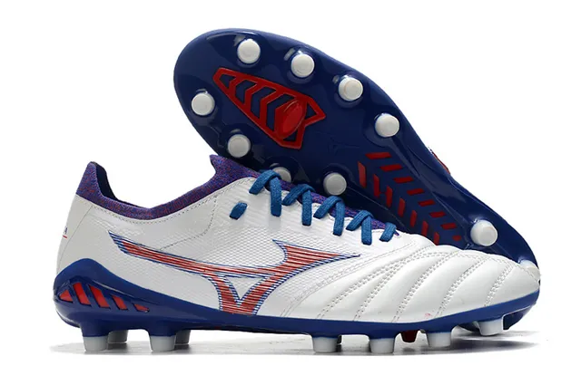 Mizuno Morelia Neo Wolf Graphic White Gold Firm-Ground Sapatos de futebol 12