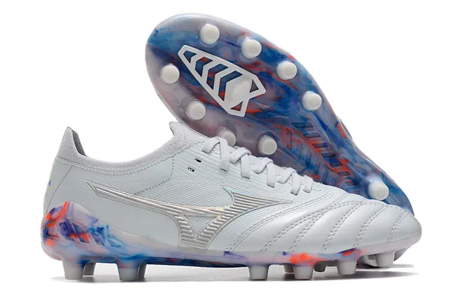 Mizuno Morelia Neo Wolf Graphic White Gold Firm-Ground Sapatos de futebol 23